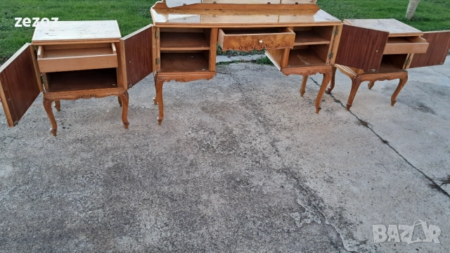 Ретро тоалетка и две шкафчета, снимка 5 - Тоалетки - 52537966