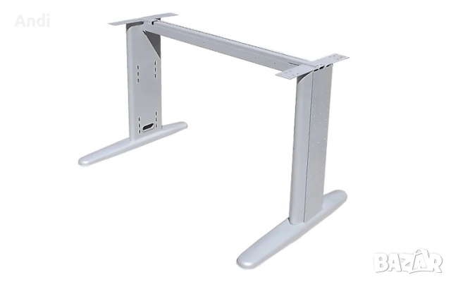 Комплект 2 крака и метална греда за бюро или офис маса
