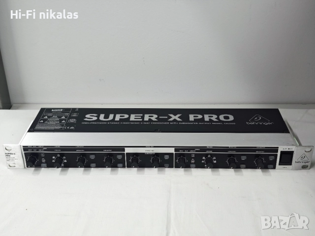 професионален кросоувър процесор BEHRINGER SUPER-X PRO CX2310