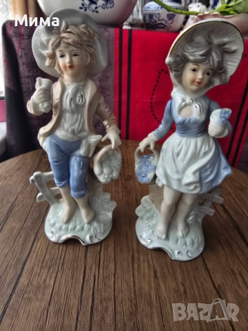 Комплект порцеланови фигурки, снимка 4 - Статуетки - 52510973