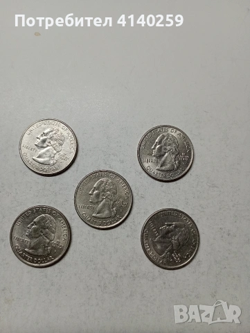 САЩ МОНЕТИ 1/4 КУОРТЪР ДОЛАР , снимка 2 - Нумизматика и бонистика - 53556893