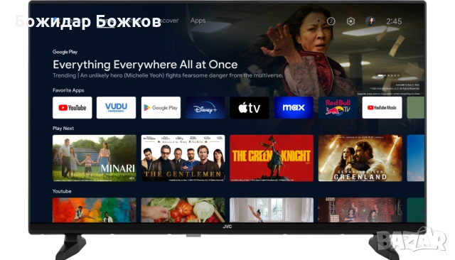 Телевизор JVC LT-32VAH3300 LED SMART TV, ANDROID TV, 32.0 ", 80.0 см