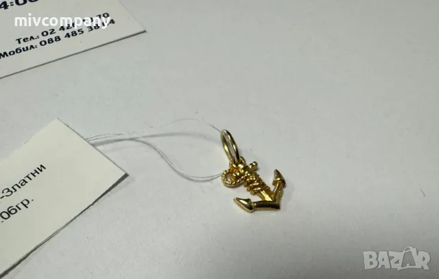 Златна Висулка 1.06 гр , снимка 4 - Колиета, медальони, синджири - 47820866