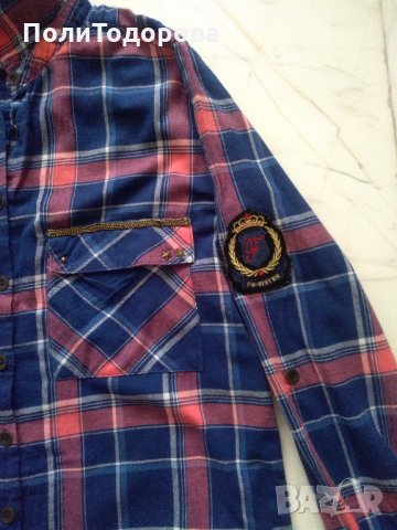 Дамска риза каре, снимка 2 - Ризи - 32685821