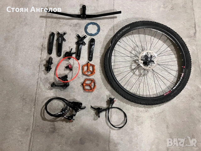 НАМАЛЕНИЕ НА ВСИЧКОВело части колело на части курбели капла спирачки, снимка 2 - Части за велосипеди - 52119647