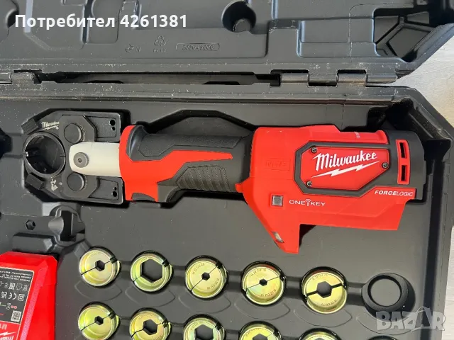 Акумулаторната преса MILWAUKEE M18 HCCT-201C, снимка 3 - Други инструменти - 49370778