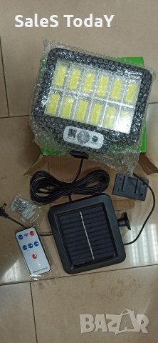 Улична лампа, Солар, LED, дистанционно , снимка 6 - Прожектори - 34912149