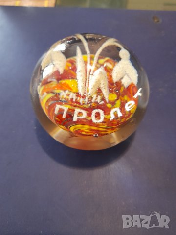 Стара стъклена топка-Преспаие , снимка 8 - Колекции - 34797816