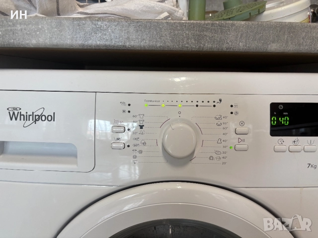 Пералня Whirlpool 6th sense, снимка 8 - Перални - 52010560