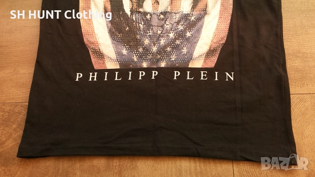 PHILIPP PLEIN MADE IN ITALY T-Shirt размер М - L мъжка тениска 9-41, снимка 3 - Тениски - 52794369