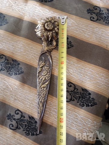 Ножче за писма,декорация, снимка 2 - Други ценни предмети - 51229225