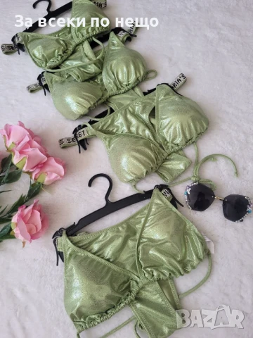 Victoria's Secret Дамски Зелен Бански С 2 Части👙Дамски Бански С Две Части Код BS-2, снимка 2 - Бански костюми - 51040501