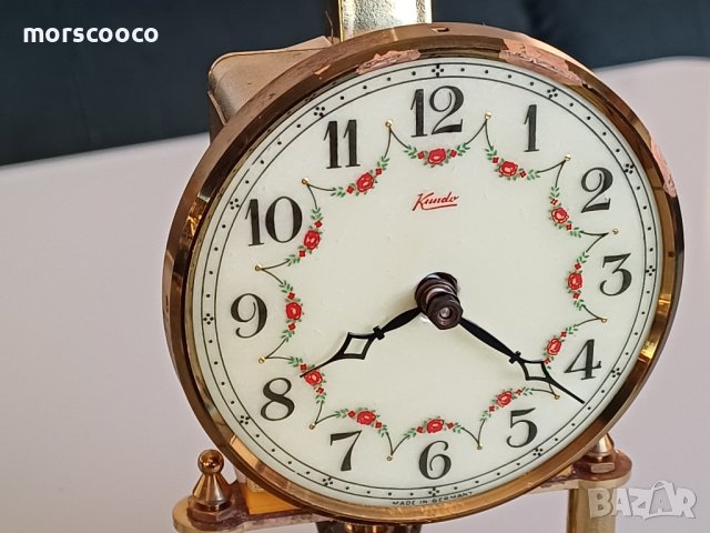 Електромеханичен годишен часовник  -,,Kundo"  , снимка 6 - Антикварни и старинни предмети - 43491936
