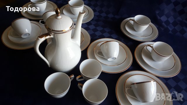 Порцеланов сервиз за кафе за 11 персони -Бавария, снимка 10 - Други ценни предмети - 33619908