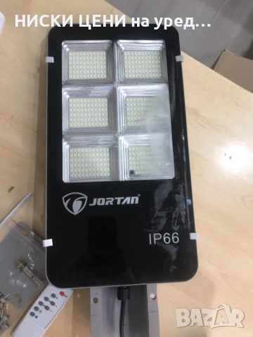 Соларна лампа с панел и стойка 400W, снимка 4 - Соларни лампи - 53521041