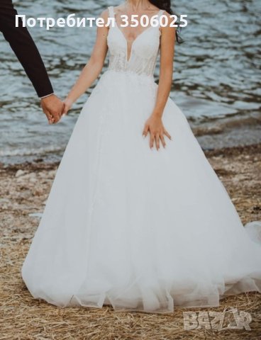 Продавам булченска рокля, снимка 4 - Сватбени рокли - 43311152