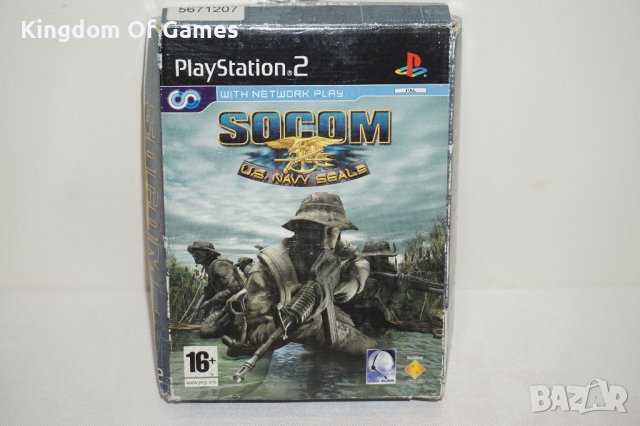 Игра за PS2 SOCOM: US Navy SEALs С Оригинална Кутия и Оригинален микрофон със слушалка, снимка 6 - Игри за PlayStation - 43824933