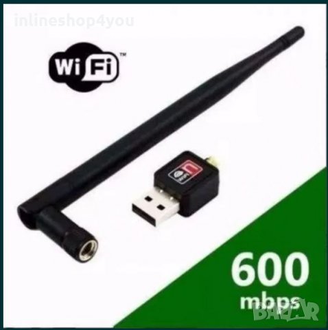 WI-FI Антена за безжичен интернет приемник адаптер, снимка 1