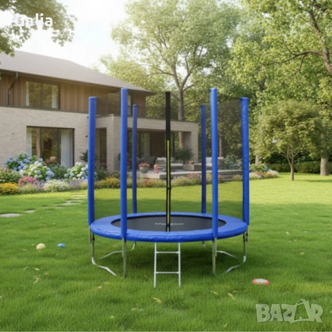 Батут с външна мрежа Jump 6ft - безопасно забавление