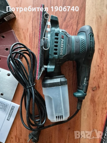 PARKSIDE Виброшлайф, снимка 5 - Шлайфмашини - 53483840