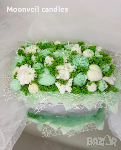 Ароматни букети изработени ръчно от соев восък 🌸, снимка 10 - Декорация за дома - 52531960