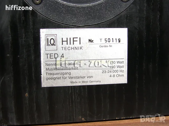 Тонколони I.Q ted 4 /2, снимка 10 - Тонколони - 50393453