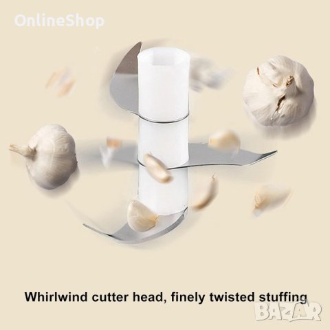 Мини кухненски чопър за месо, чесън, зеленчуци и други – безжичен

, снимка 4 - Друга електроника - 43682369