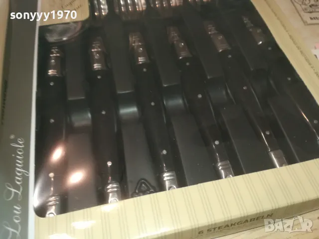 LAGUIOLE BLACK-6 НОЖА+6 ВИЛИЦИ 2009241254, снимка 8 - Колекции - 47302054