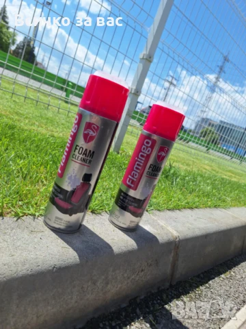 Активна Пяна за дълбоко почистване на повърхности Flamingo, 650мл-килим,тапицерии,кожа и др, снимка 1