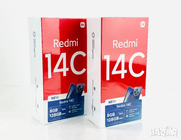 НОВ! Телефон Xiaomi Redmi 14C 128GB 4RAM Black / Blue 2г. Гаранция! , снимка 2 - Xiaomi - 47588292