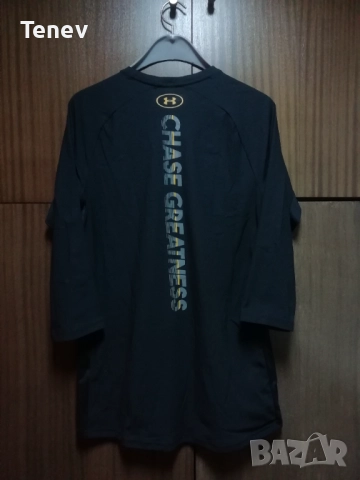 The Rock Under Armour Chase Greatness Dwayne Johnson нова оригинална тениска блуза Fitness фитнес, снимка 2 - Тениски - 52900191