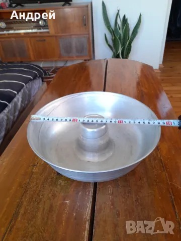 Стара алуминиева форма за кекс #16, снимка 3 - Антикварни и старинни предмети - 48757205