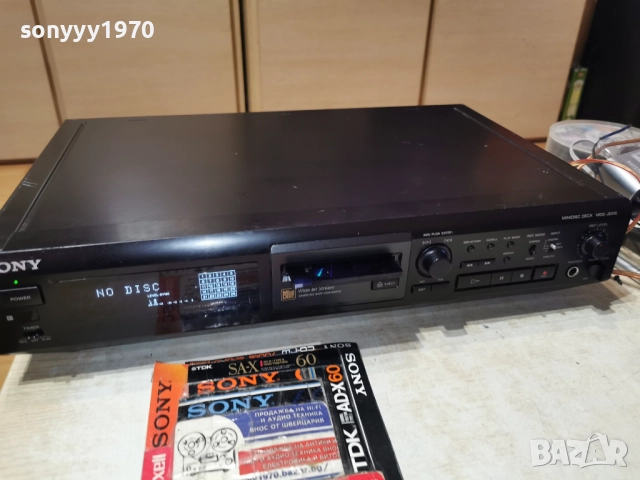 SONY MINIDISC DECK-MADE IN JAPAN 0101261755, снимка 13 - Декове - 52949267