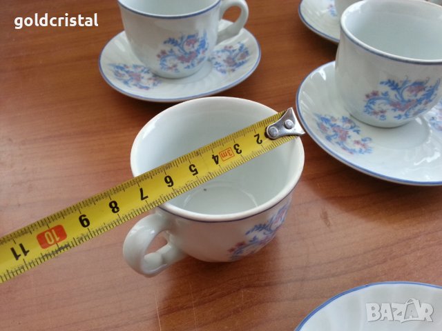 Стар български порцелан чаши за кафе , снимка 2 - Антикварни и старинни предмети - 40061874