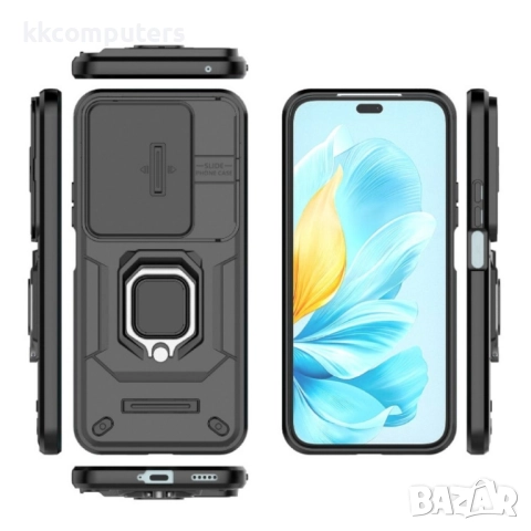 Honor 200 Lite 5G Удароустойчив Ring Holder Калъф и Протектор, снимка 8 - Калъфи, кейсове - 52610915