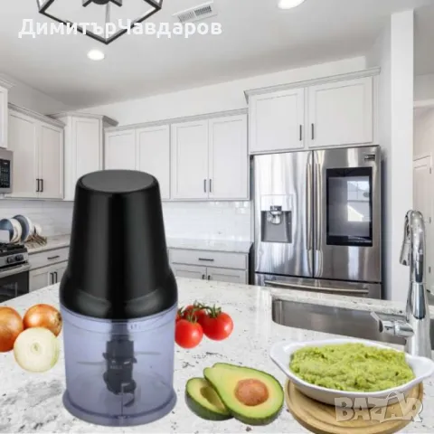 Чопър - RP51111C, 400W, 0.5 литра.  4 остриета, черен, червен - RP51111C , снимка 3 - Чопъри и пасатори - 48523883