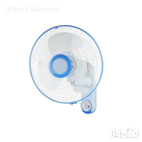 Вентилатор 16" Perfect WF-16RC, стенен, дистанционно управление, снимка 3 - Вентилатори - 51038508