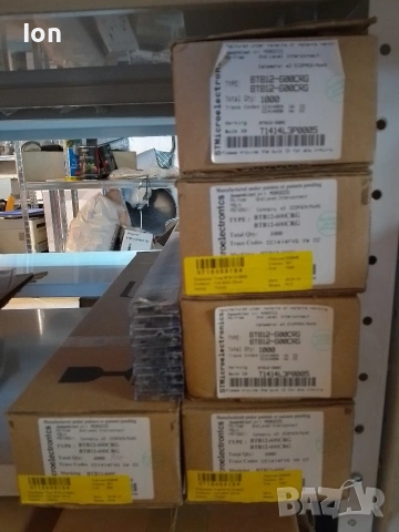 BTB16-600BW триак 600V, 16A, Igt 50mA, BTB12-600CW 600V, 12A, Igt - 25mA