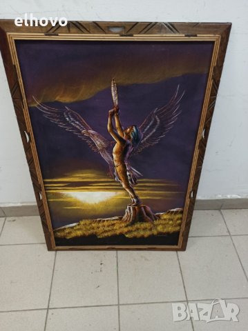 Картина в дървена рамка 100х69, снимка 2 - Картини - 32695330