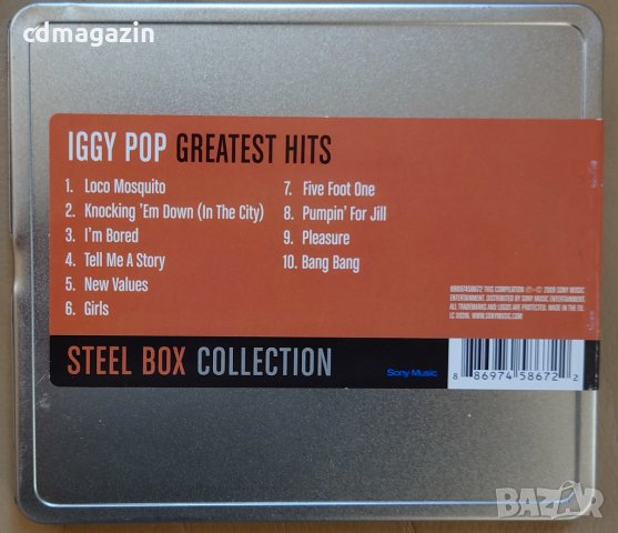 Компакт дискове CD  Iggy Pop ‎– Greatest Hits, снимка 2 - CD дискове - 34646734