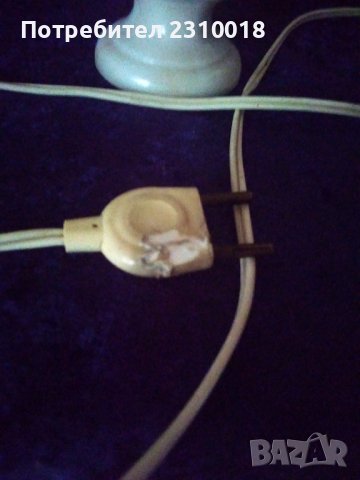 Стара настолна винтидж нощна лампа, снимка 5 - Настолни лампи - 36956268