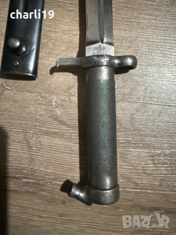 Шведски щик маузар м1896, снимка 4 - Антикварни и старинни предмети - 52861086