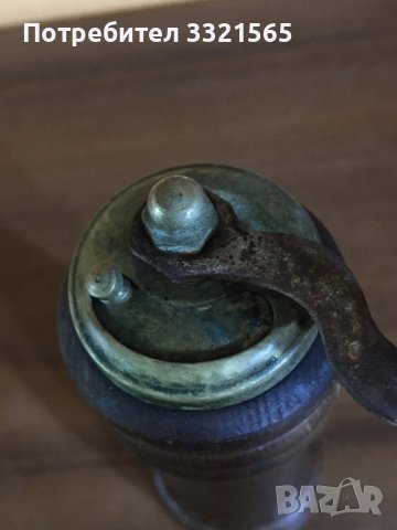 Дървена мелничка за подправки, снимка 5 - Антикварни и старинни предмети - 39721424