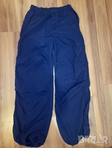 Тъмно син шушляков панталон от H&M