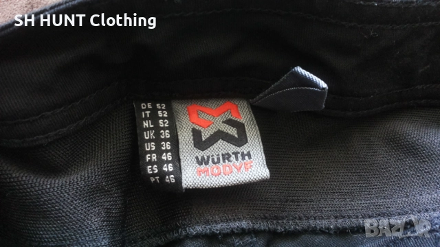 WURTH MODYF Work Trouser размер 52 / L работен панталон W4-159, снимка 13 - Панталони - 52026636