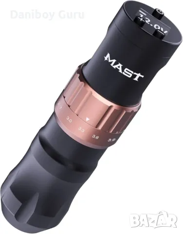 Dragonhawk Mast Fold 2 Безжична машина за писалка за татуировки 2,4-4,2 щрихи  RCA Пистолет , снимка 1