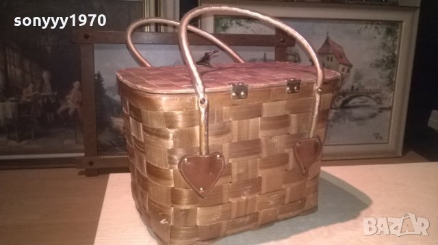 антика-плетена чанта-внос швеицария, снимка 1 - Колекции - 27341609