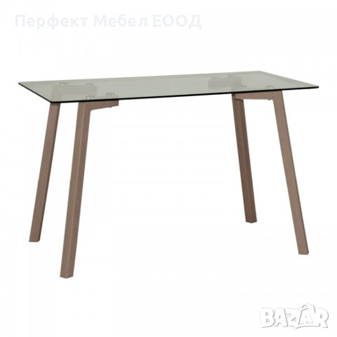 Кръгла/правоъгълна стъклена трапезна маса налична на склад с доставка до 2 дни, снимка 5 - Маси - 38284840