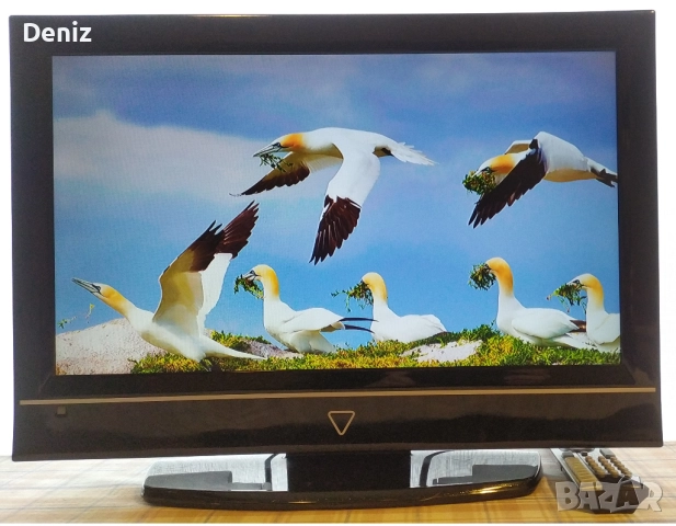 Телевизор с DVD плейър и оригинално дистанционно - Tevion, снимка 11 - Телевизори - 52904638