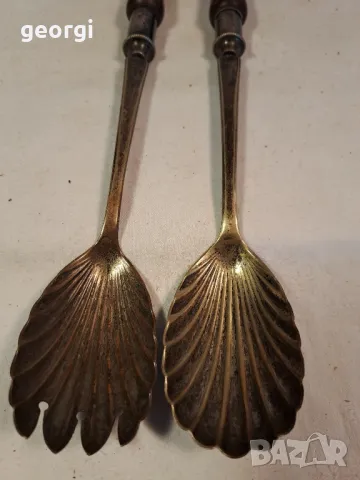 ретро посребрени прибори за сервиране на салата  22/1, снимка 4 - Прибори за хранене, готвене и сервиране - 49203387